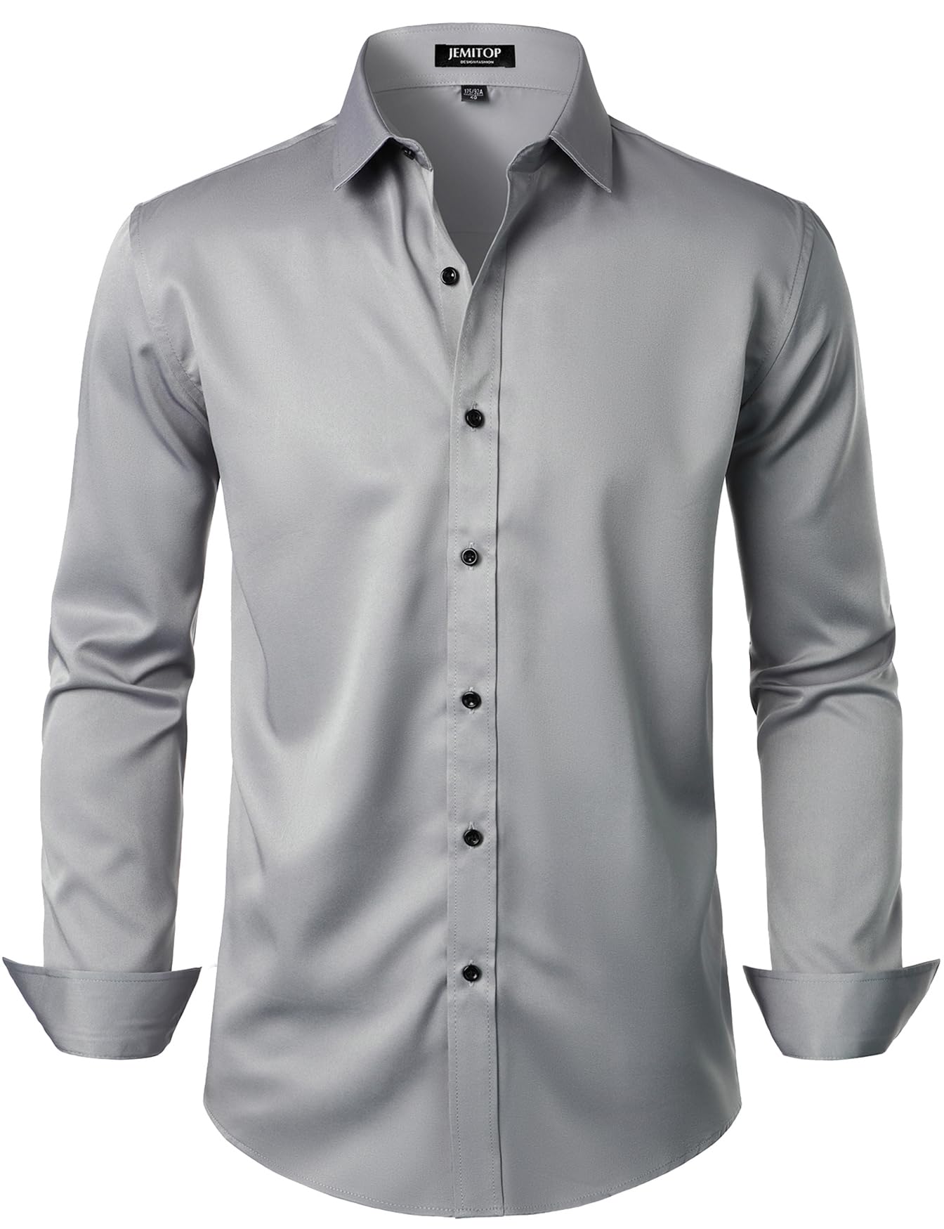 JEMITOP Men's Stretch Wrinkle Free Dress Shirts