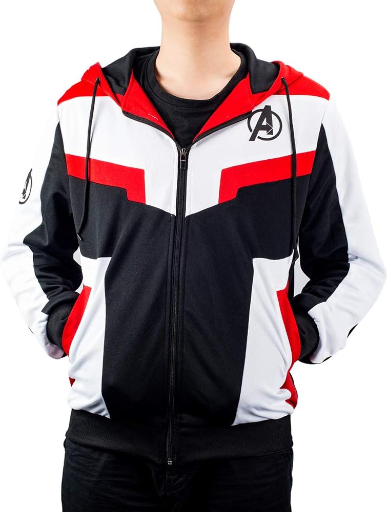 Superhero Endgame Hoodie Costume Quantum Suit Advanced Tech Jacket Cosplay Costumes
