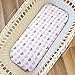 Momcozy Universal Bassinet Sheets Set 2 Pack for Girls, Soft & Breathable 100% Cotton, Fitted Elastic Design, Pink Heart & Arrows, Fits Oval Halo, Chicco Lullago, Mini Co-Sleepers, Ingenuity