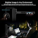 VIISAN K21 21MP Portable Document Camera Scanner A3 Book Scanner LED OCR Mac/Win view 6