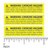 ASTM Compliant 1,000 Warning Choking Hazard