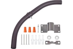 Paktonvo Mounting Arm，Sturdy Mounting Arm Suitable Use for 40W/50W/70W/80W/100W/120W Dusk to Dawn Led Barn Light Area Light Outdoor Yard Light