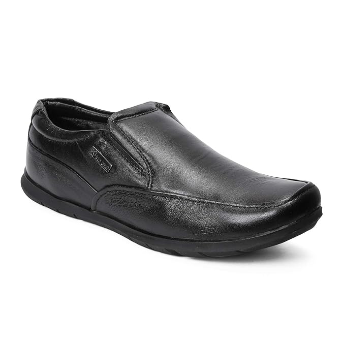 Buy Red Chief Men Black Leather Formal Shoes RC12001 001 at Amazon.in