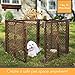 North States MyPet 7 Sq. Ft. Stages Indoor and Outdoor Petyard: Weather Resistant 4-Panel Pet Enclosure. Freestanding (26