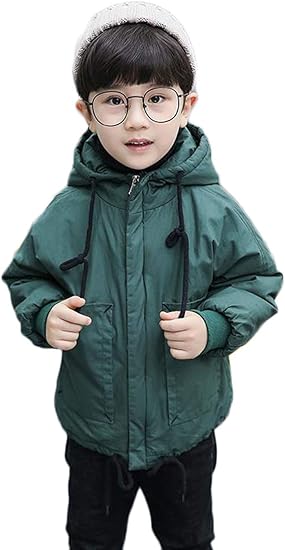 Amazon ジンニュウ キッズ ダウン ジャケット 防寒コート アウター 冬服 フード付き ショートコート あったか アウトドア 大きいサイズ カジュアル コート ジャケット 通販