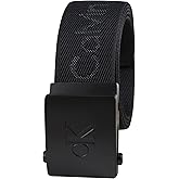Calvin Klein Unisex-Adult Casual Adjustable Web Belts - 1 Pack and 3 Pack Options