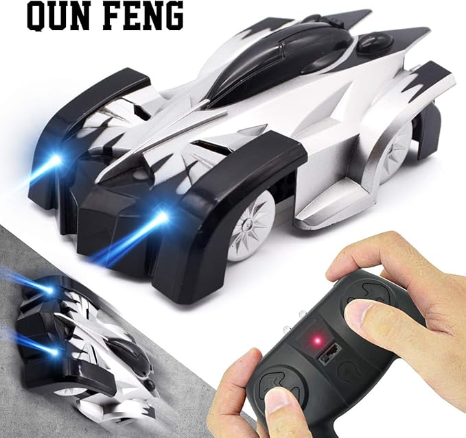 Amazon.co.jp QUN FENG Mini Wall Climbing Remote Control Toy Car