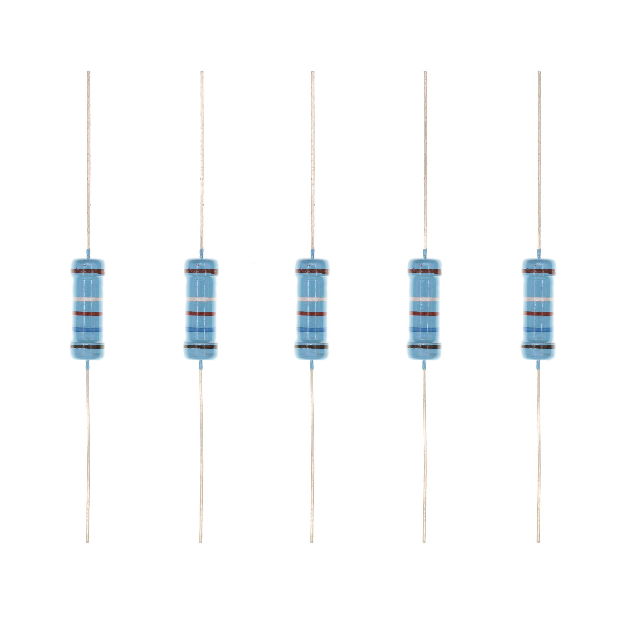 HUABAN 20PCS 3W 3 Watts 0R62 0.62 Ohm 1% Metal Film Resistor