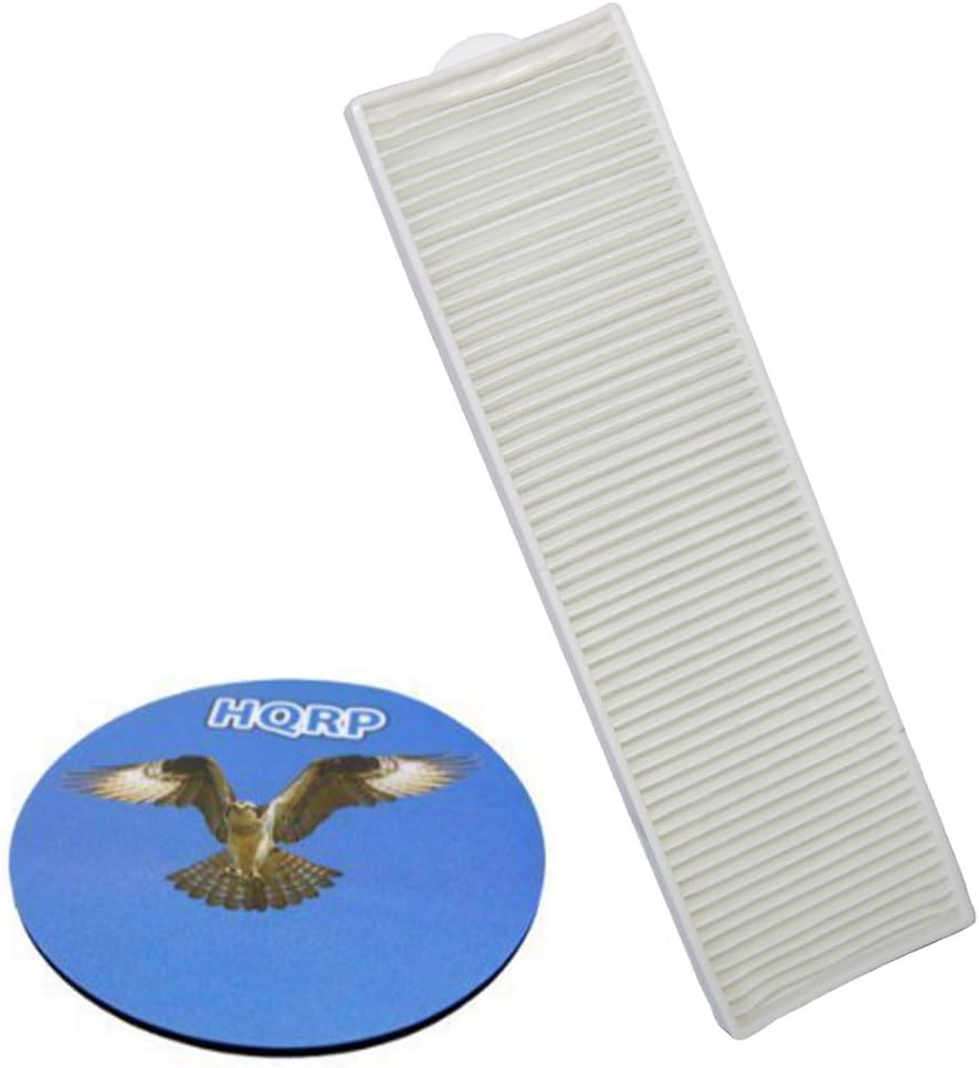 HQRP Washable Post Motor Filter Compatible with Bissell 92L3, 92L3P, 92L3-W PowerClean Vacuum Plus Coaster