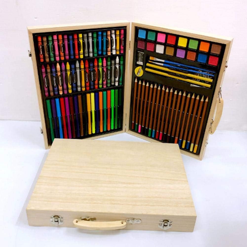 Riosupply Malette Dessin Enfant 118 Ensembles De Stylos Aquarelle De Pour Enfants Livres De Coloriage Denfants Et Dadultes Dessin Peinture Et Creation Deffets Daquarelle Fournitures D Ecole Fournitures De Bureau Mkyra Org