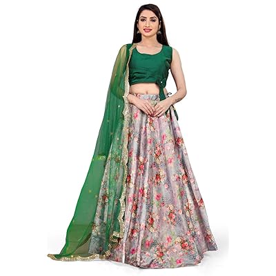 REKHA Ethnic Party Wear Digital Satin Printed Zambia Ubuy