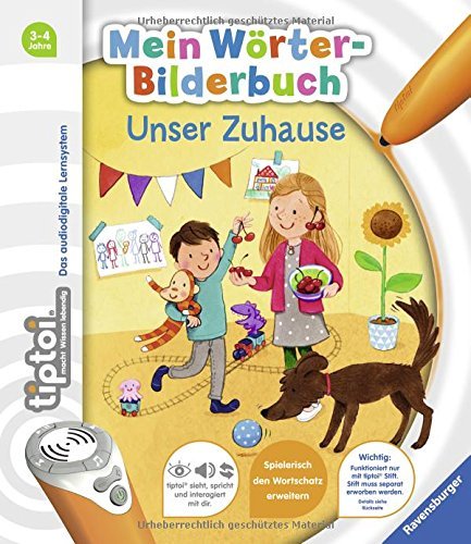 Ravensburger tiptoi® Buch | Mein Wörter-Bilderbuch: Unser Zuhause + Kinder Weltkarte - Länder, Tiere, Kontinente – Bild 7