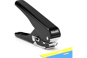 MyLifeUNIT Badge Hole Punch, Slot Puncher for Id Card, PVC Slot and Paper, Heavy-Duty Hole Punch for Pro Use