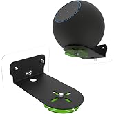 Wall-Mounted Speaker Stand Compatible with Echo Studio (Newest Model) and All Suitable Sized Speakers Such as Sonos Era 100,Homepod and Echo 4th gen (Black)