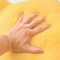 Holawakaka Standard Faux Fur Bed Rest Pillow with