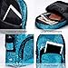 SIWA MARY Reversible Sequins School Backpack for Girls Students Magic Glitter Mermaid Lightweight Travel Backpack