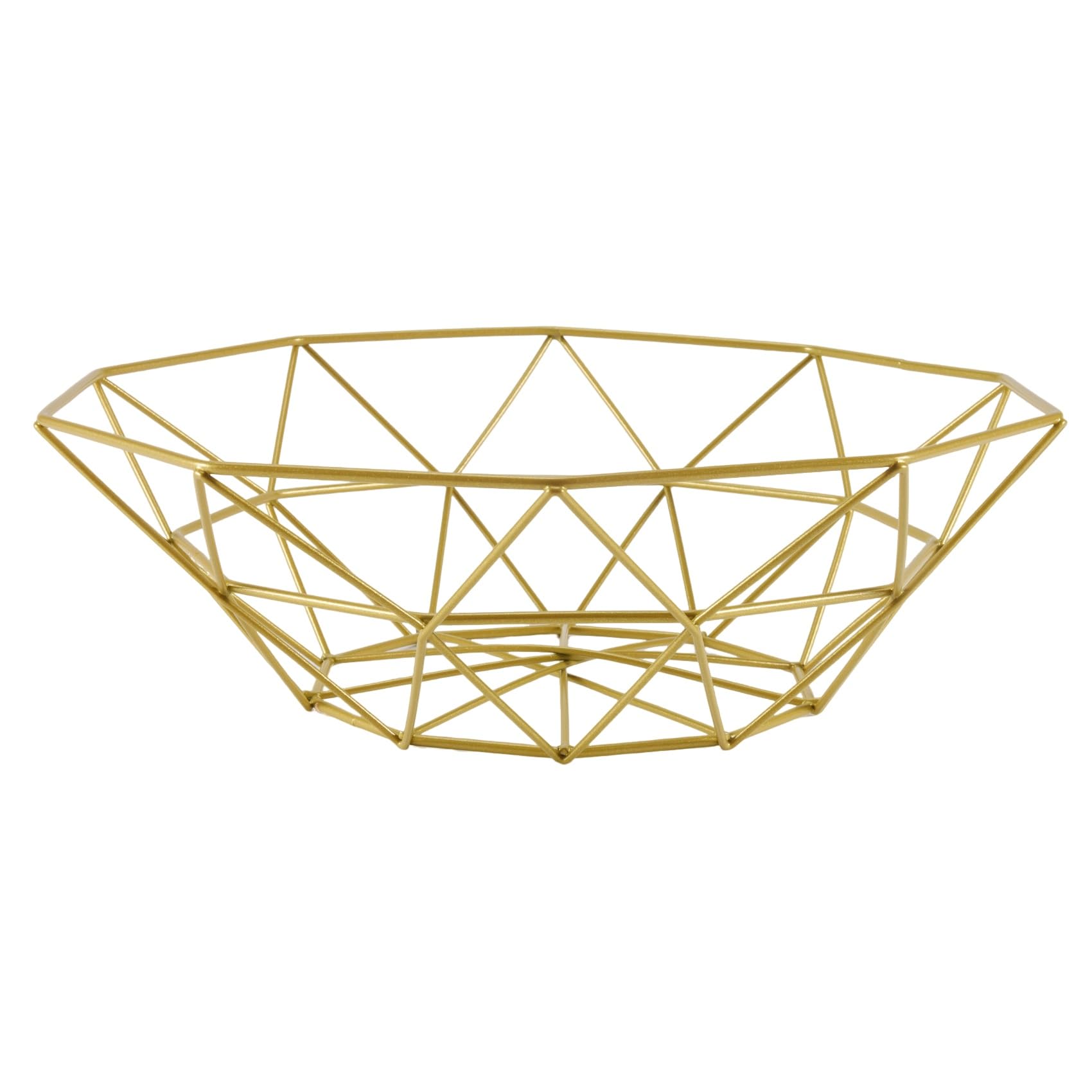 KJKVIVH Metal Wire Fruit Basket Fruit Bowl, Round Bread Storage Bowl Stand