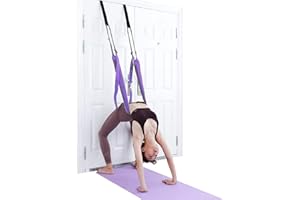 XEMZ Yoga Fitness Stretching Strap, Adjustable Leg Stretcher Back Bend Assist Trainer, Improve Leg Waist Back Flexibility Home Gym Equipment for Rehab Pilates Ballet Cheerleading Splits Gymnastics