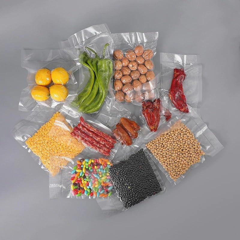 Kit com 2 rolos bobina de saco para seladora a vácuo. 25CM x 5 Metros. Alta resistência, versátil, BPA Free e ideal para conservar alimentos por mais tempo – Qualidade Premium LNSTORE