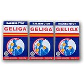 3X Geliga Muscular Balm 40gr for for Muscle, Joint Aches, Back Pain, Headache, Cold by Eagle Brand