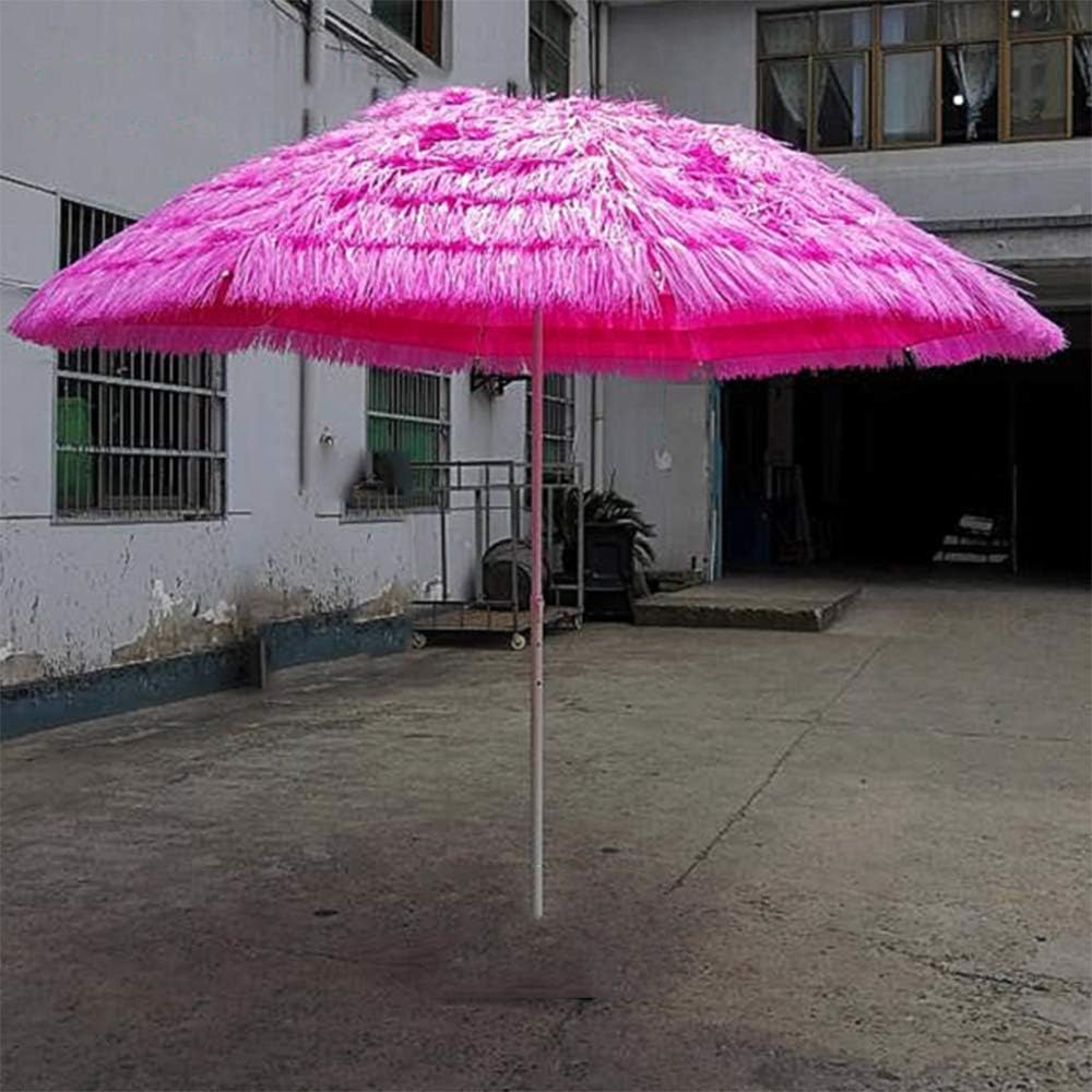 PARASOL WYZQQ Chic Pink Hula Turkish Tiki Umbrella, Hawaiian Style