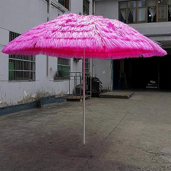 PARASOL WYZQQ Chic Pink Hula Turkish Tiki Umbrella, Hawaiian Style