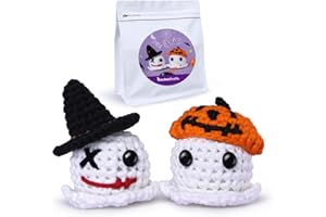 NestledCrafts Crochet Kit for Beginners Kids, Amigurumi Crochet Animal Kit, Easy Learn to Crochet with Step-by-Step Video Tutorials (Grim)