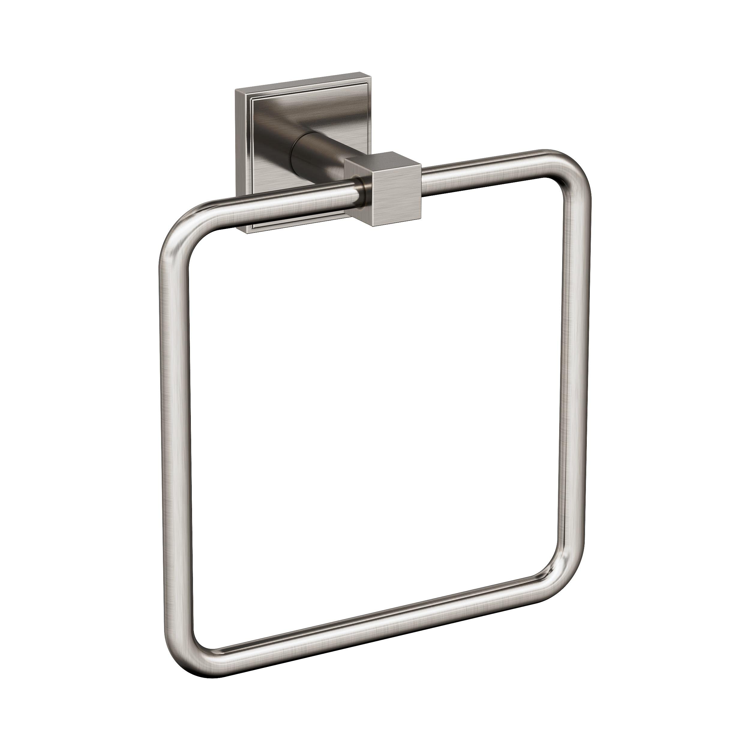 Amerock | Towel-Ring | 7-9/16 inch (192 mm) | Satin Nickel | Appoint | Towel-Holder | Bath-Hardware | Bathroom-Accessories — image 1