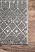 nuLOOM 4x6 Moroccan Blythe Area Rug, Dark Grey, Faded Bohemian Design, Stain Resistant, For Bedroom, Dining Room, Living Room, Hallway, Office, Kitchen, Entryway