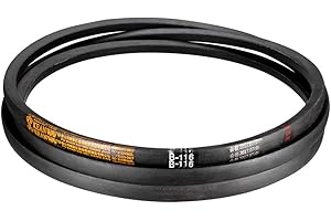 uxcell B-116 V-Belts 116" Inner Length, B-Section Rubber Drive Belt
