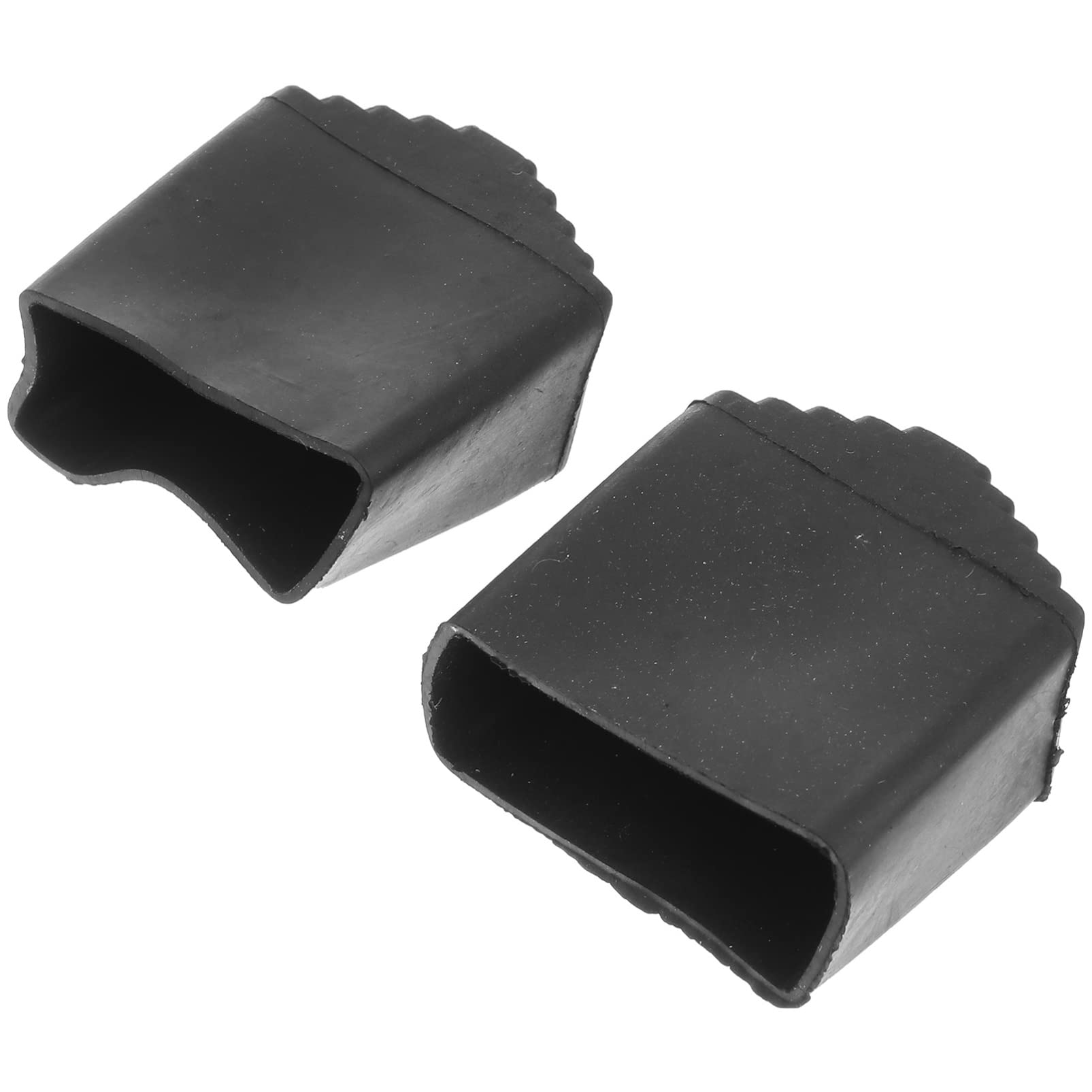 Cabilock Ladder Feet Covers Non-Slip Rubber Pads for Folding Step Ladders Protective Ladder Leg Pads with Wear-Resistant Sound Insulation Easy to Install 2 Pieces