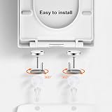 GRIFEMA G951 Toilet Seat Premium Antibacterial UF Material Quiet Close view 6