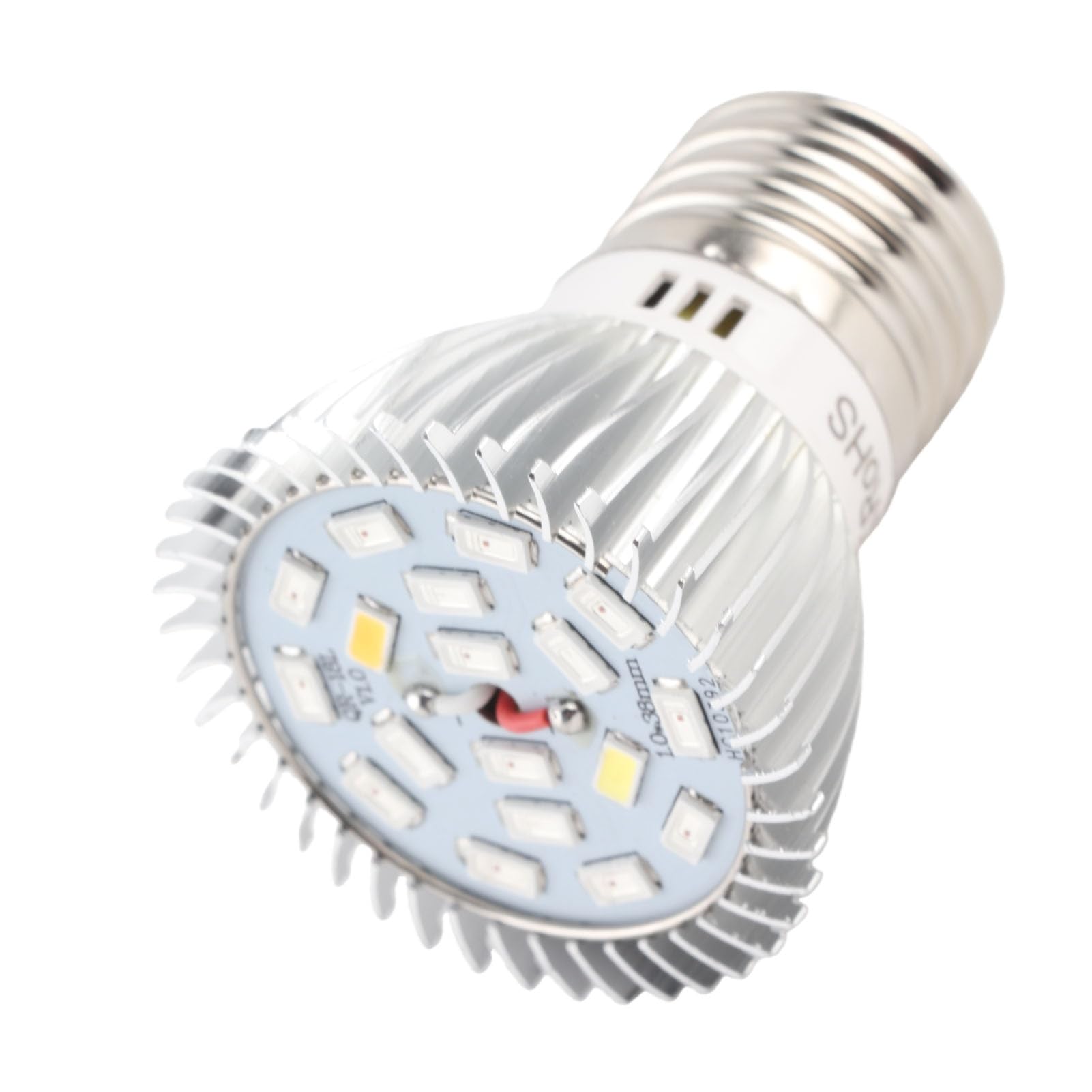 18W LED Grow Light Bulb Full Spectrum Plant Light for Indoor Plants Greenhouse Vegetables Succulent Hydroponics Organic Seedlings,18 LED E27/E14/GU10 (E27)