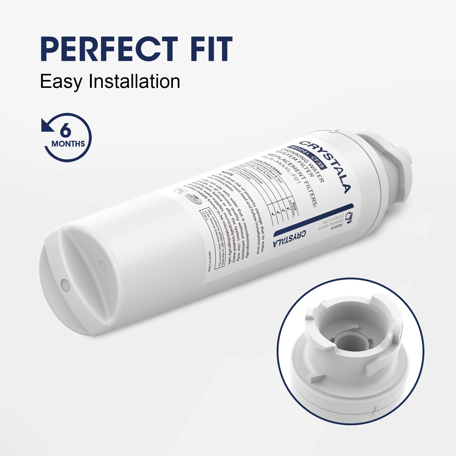 Crystala Filters High Performance Drinking Water System Filter, 2 Packs: Industrial & Scientific