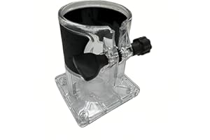 LIKINMAKA 411930-4 419138-4 142403-3 Accessory Base for Makita 3701 3703 3709 RT0700 RT0701 Woodworking Trimmer Router Trimming Machine Protection Cover,Transparent Plastic Base Power Tool Protective Shield