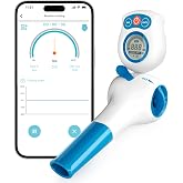 Sonmol Digital Breathing Exercise Device for Lungs with App &amp; Bluetooth | 6 independent resistance levels, app games, travel case, MIP/MEP test &amp; progress tracking &ndash; ideal for asthma/COPD, athletes