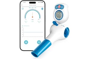 Sonmol Digital Breathing Exercise Device for Lungs | Lung Trainer for Respiratory Muscle Training | Breathing Trainer for Better Breath | Lung Exerciser Device Mobile App Included