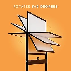 Rolling Dry Erase Board 46 x 32 - Large Portable