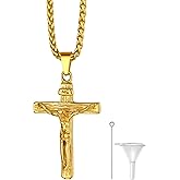 Richsteel Urn Necklaces for Ashes for Women Men Cremation Pendant Necklace for Ashes Stainless Steel Memorial Jewelry