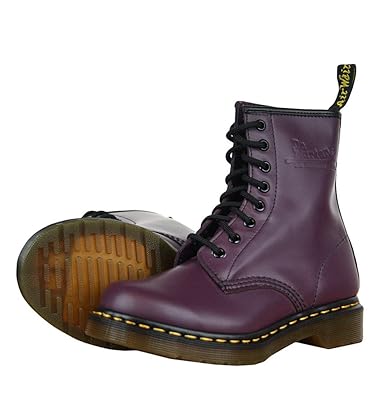doc martens purple smooth