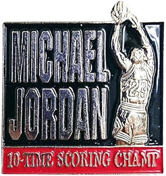 Amazon Nba ブルズ マイケル ジョーダン 引退記念 ピンバッジ 10タイム スコアリング チャンプ Upper Deck アッパーデック 並行輸入品 不明 時計 ジュエリー