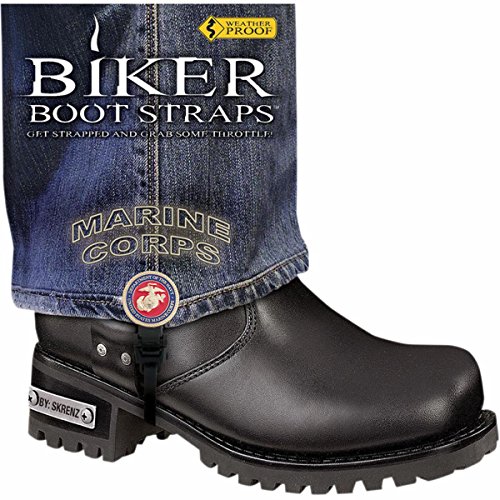 Biker Boot Straps Boot Straps - 6in. - Marines BBS-MR6