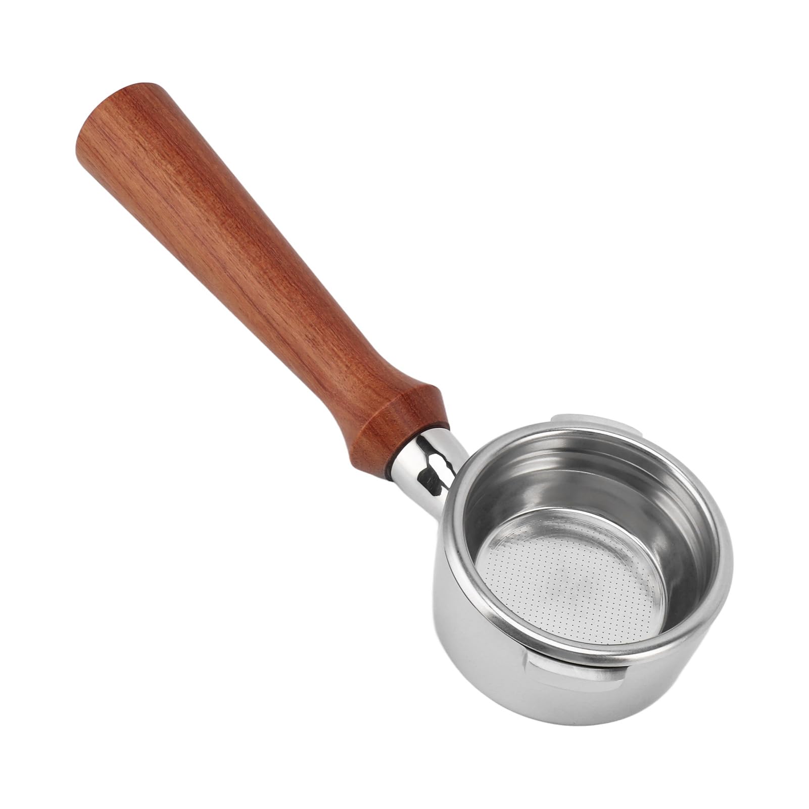 58mm Bottomless Portafilter for Gaggia, 2 Ears Stainless Steel Naked Bottomless Portafilter with Filter Basket, Fits for Gaggia Classic Evolution Espresso Deluxe Evol Ution More