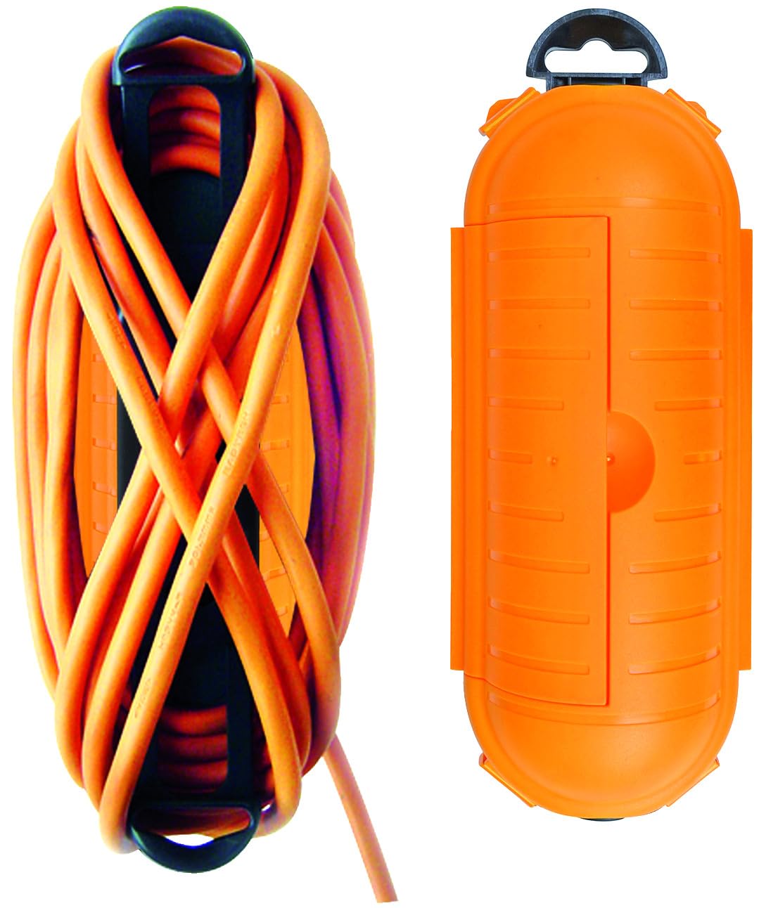 Brennenstuhl Safe-Box BIG IP44 / Schutzbox für Verlängerungskabel (Schutzkapsel für Kabel im Außenbereich) gelb 4