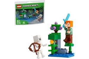 LEGO Minecraft Alex and Skeleton Cave Mini Set LEGO Minecraft The Lush Cave Fight 30705