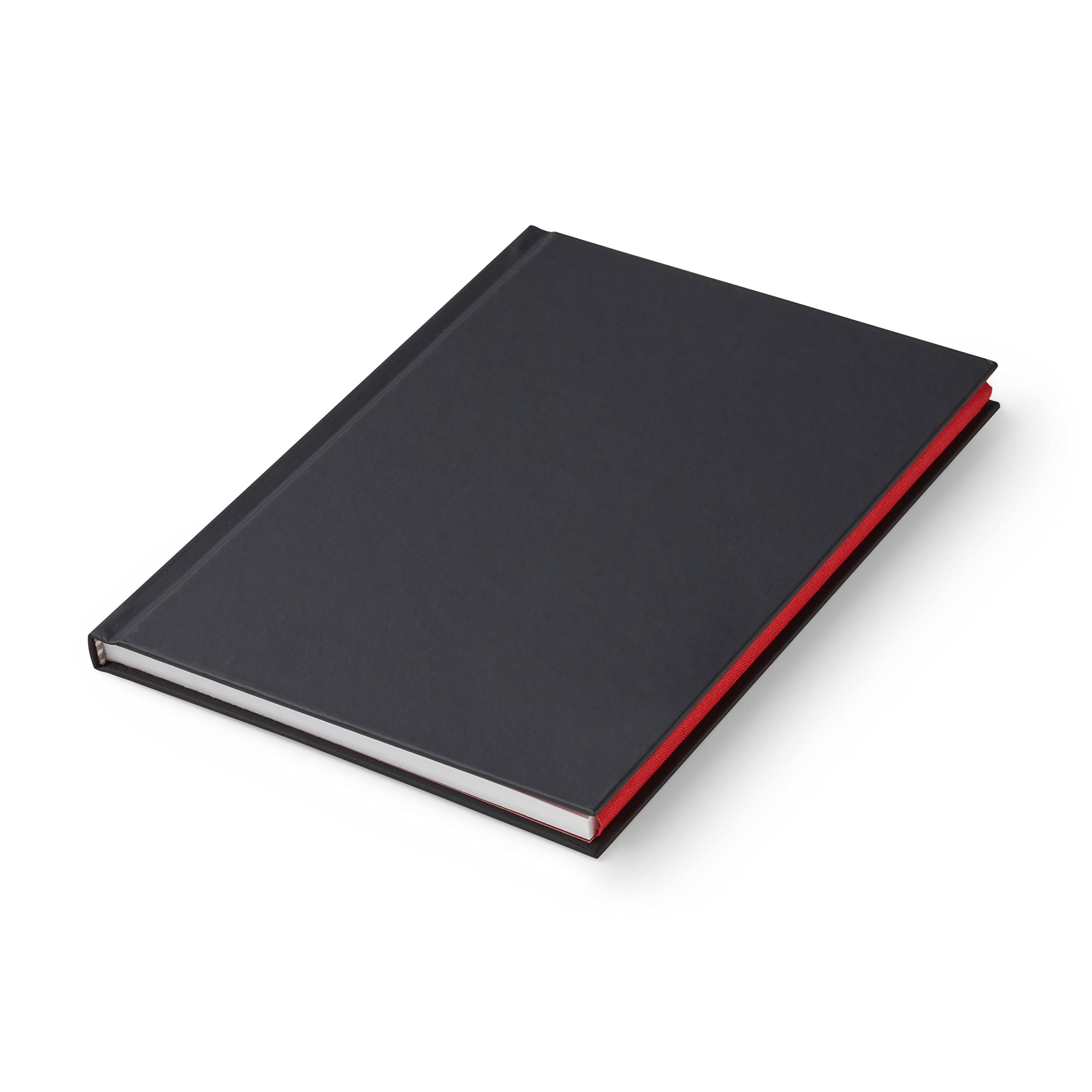 PdiPigna - BLACK ORIENTE Collection - Notebook white, unlined A5, hardcover
