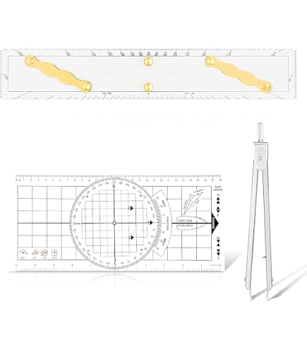 Amazon.com : Saypacck Marine Navigation Slide Rule Nautical
