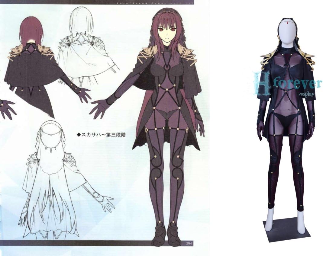 Amazon Fate Grand Order ランサー スカサハ コスプレ衣装 ハロウィーン コスチューム イベント 変身 変装 オーダーメイド コスプレ 仮装 通販