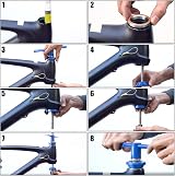 Keyohome Bike Bearing Press Tool Headset Kit for Bicycle BB Install Removal view 5