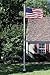 Annin 20 Foot White Gel-Coat Villager Fiberglass Pole